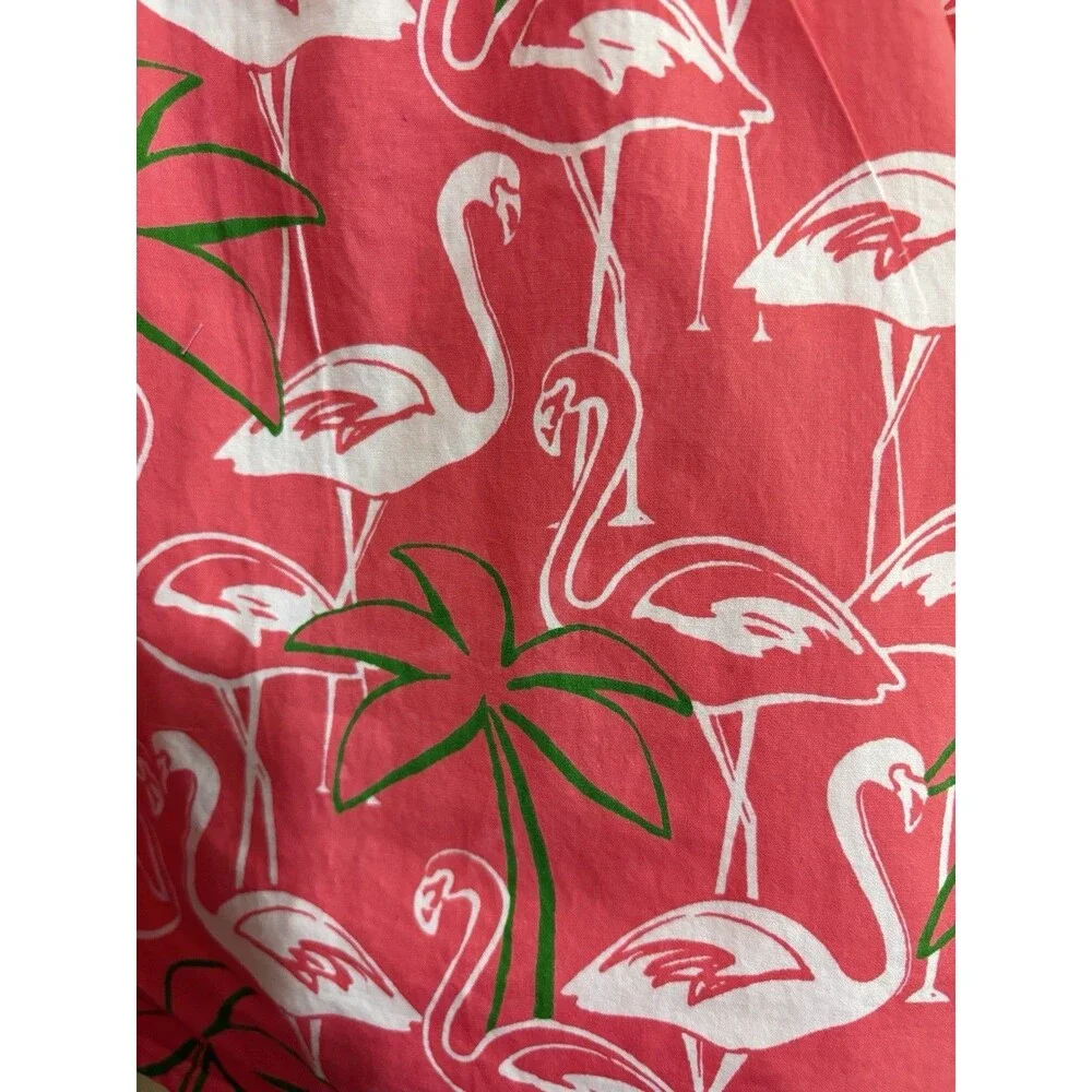 Gymboree Girls Size 9 Tank Top Cotton Palm Tree Beach Flamingo Cotton Summer